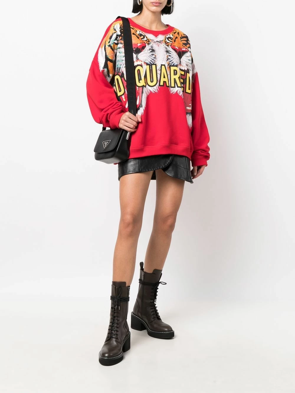 Marchandise de première qualité Dsquared2 Sweat à imprimé tigre sweats femme 4 Dsquared2 sweat à imprimé tigre