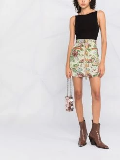 Dsquared2 minijupe à fleurs en jacquard