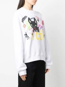 Dsquared2 Pull à imprimé graffiti Prix Compétitif sweats femme 9 Dsquared2 pull à imprimé graffiti