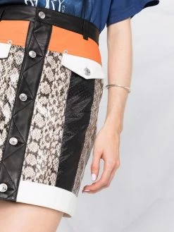 Dsquared2 jupe taille-haute à empiècements contrastants