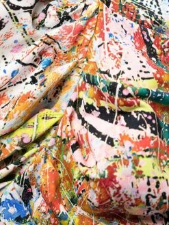 Dsquared2 Robe à imprimé abstrait Soldes robes de jour femme 16 Dsquared2 robe à imprimé abstrait