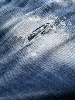 Dsquared2 jean court à effet usé