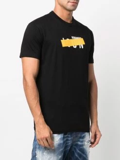 Dsquared2 t-shirt à détail de bande