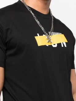 Dsquared2 t-shirt à détail de bande