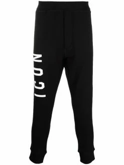 Dsquared2 pantalon de jogging fuselé à logo imprimé