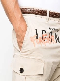 Dsquared2 pantalon fuselé à logo imprimé