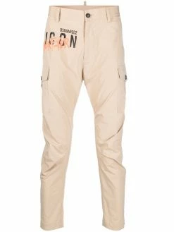 Dsquared2 pantalon fuselé à logo imprimé