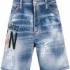 Dsquared2 short en jean Icon à logo