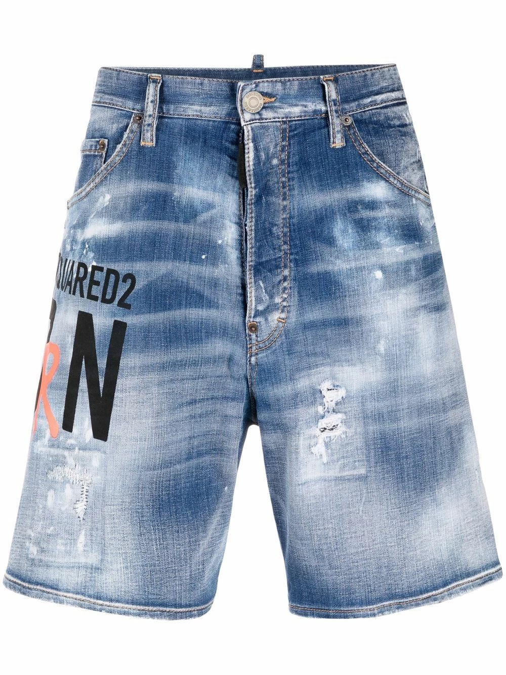 Dsquared2 Short en jean Icon à logo Prix Raisonnable shorts en jean homme 3 Dsquared2 short en jean Icon à logo