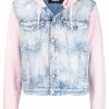 Dsquared2 veste en jean à design à empiècements