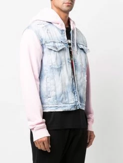 Prix d’Amis Dsquared2 Veste en jean à design à empiècements vestes à capuche homme 9 Dsquared2 veste en jean à design à empiècements