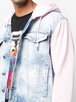 Prix d’Amis Dsquared2 Veste en jean à design à empiècements vestes à capuche homme 11 Dsquared2 veste en jean à design à empiècements