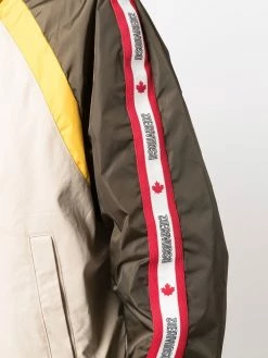 Dsquared2 veste bomber à bande logo