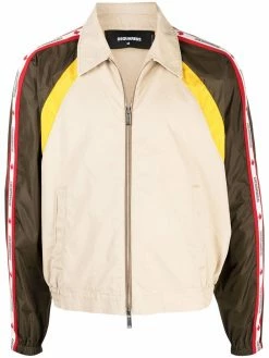 Dsquared2 veste bomber à bande logo