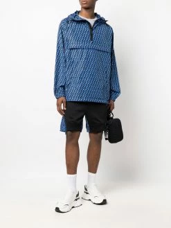 Dsquared2 veste bomber zippée à imprimé graphique