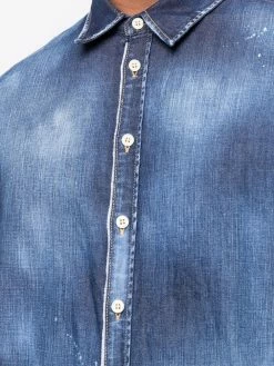 Dsquared2 chemise en jean à logo imprimé