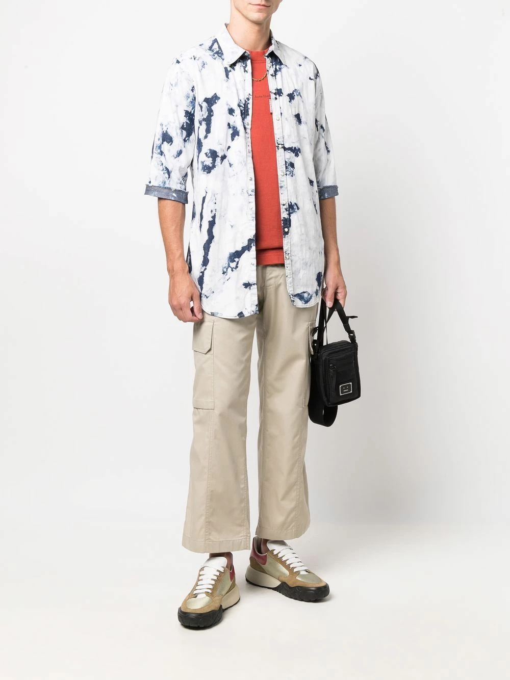 Dsquared2 Prix Légers Chemise à effet délavé chemises homme 4 Dsquared2 chemise à effet délavé