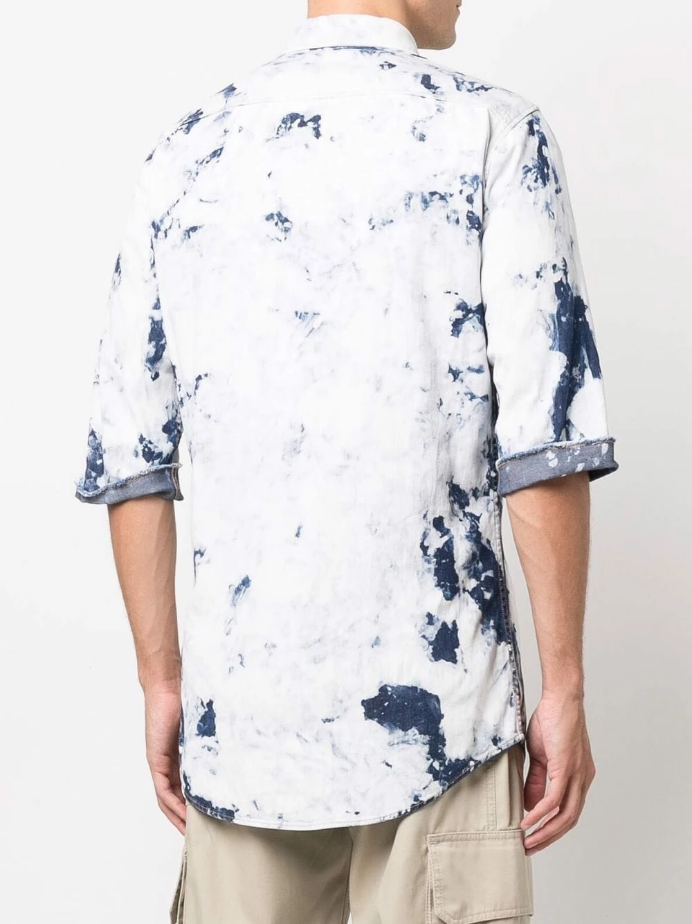 Dsquared2 Prix Légers Chemise à effet délavé chemises homme 6 Dsquared2 chemise à effet délavé