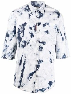 Dsquared2 chemise à effet délavé