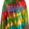 Dsquared2 hoodie à imprimé tie dye