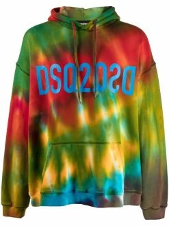Dsquared2 hoodie à imprimé tie dye