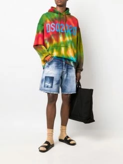 Dsquared2 hoodie à imprimé tie dye