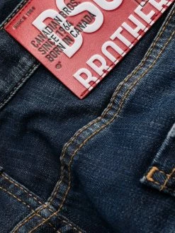 Dsquared2 jean slim à effet délavé