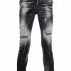 Dsquared2 jean skinny à effet délavé