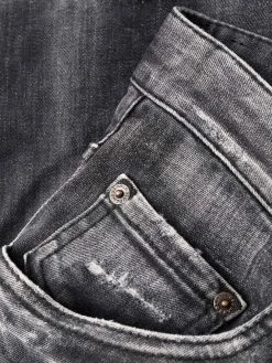 Dsquared2 jean skinny à effet délavé