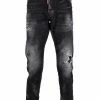 Dsquared2 jean slim à effet usé