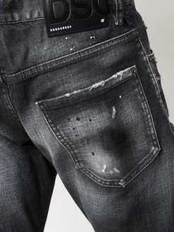 Dsquared2 jean slim à effet usé