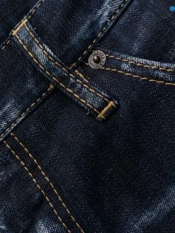 Dsquared2 jean slim à effet usé