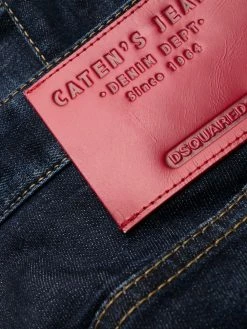 Dsquared2 jean slim à effet usé