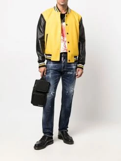 Dsquared2 jean slim à effet usé