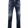 Dsquared2 jean slim à effet usé