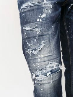 Dsquared2 jean à effet usé