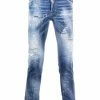 Dsquared2 jean skinny à effet délavé