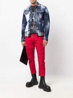 Dsquared2 jean fuselé court
