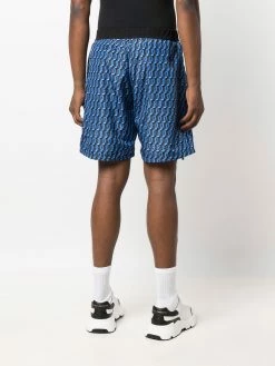 Dsquared2 Short zippé à logo imprimé Bon Rapport Coût-Efficacité bermudas homme 10 Dsquared2 short zippé à logo imprimé