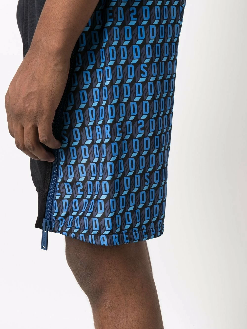 Dsquared2 Short zippé à logo imprimé Bon Rapport Coût-Efficacité bermudas homme 7 Dsquared2 short zippé à logo imprimé