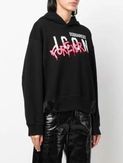 Dsquared2 hoodie Forever à imprimé graffiti
