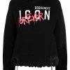 Dsquared2 Hoodie Forever à imprimé graffiti Rabais hoodies femme 1 Dsquared2 hoodie Forever à imprimé graffiti