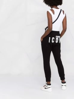 Dsquared2 pantalon de jogging à logo imprimé