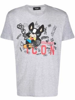 Dsquared2 t-shirt à imprimé graffiti