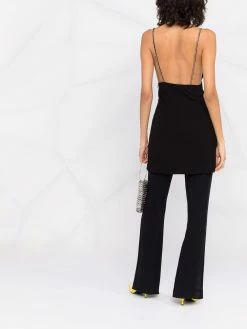 Dsquared2 débardeur long à ornements en cristal