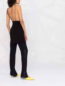 Dsquared2 débardeur long à ornements en cristal