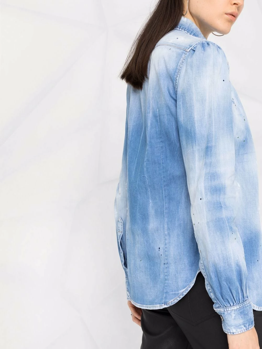 Dsquared2 Chemise en jean à effet usé Prix Sympa chemises femme 5 Dsquared2 chemise en jean à effet usé