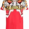 Soldes En Ligne Dsquared2 T shirt à imprimé tigre t-shirts & jerseys femme 2 Dsquared2 t-shirt à imprimé tigre