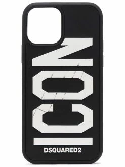 Dsquared2 coque d'iPhone 12 Pro Max à logo embossé