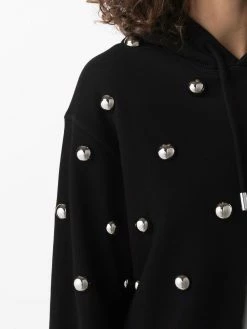 Dsquared2 hoodie clouté à manches longues